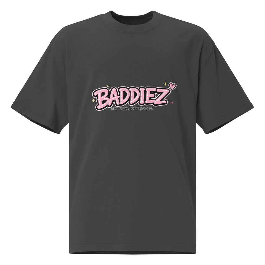 BADDIEZ Oversized Faded T-Shirt